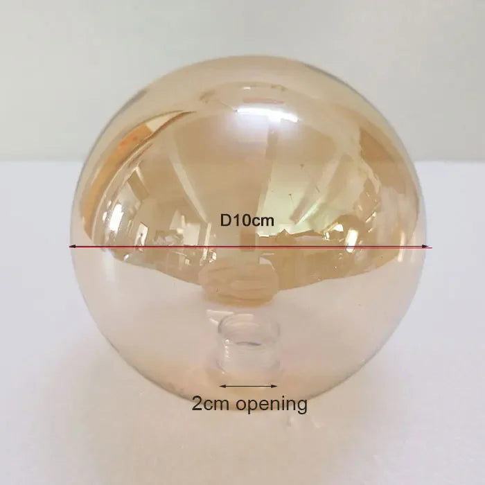 D12cm D15cm G9 Glass Shade Replacement for Screw Thread Socket