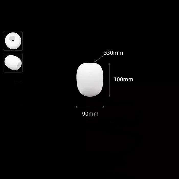 Clear Frost 1.18 Inch Opening E14 Glass Lamp Shades Replacement