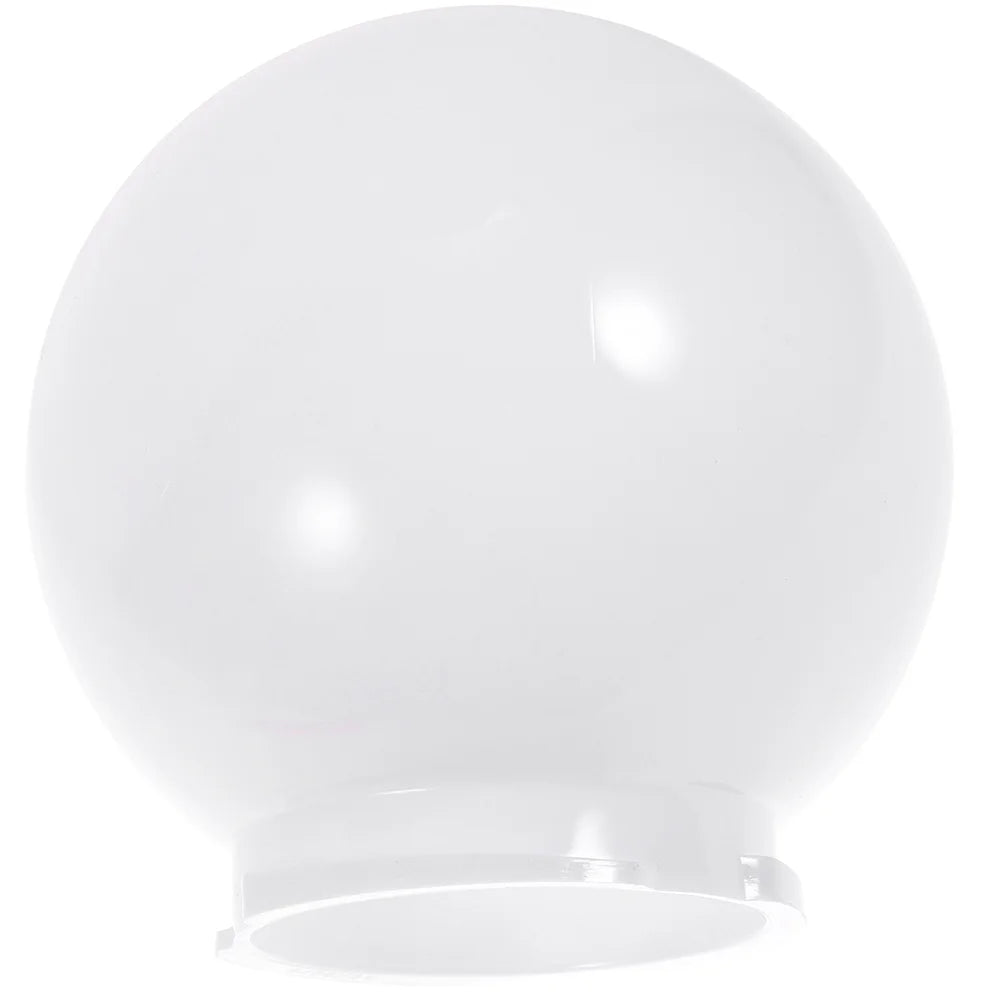 Ball Lampshade Light Fixture Cover Globe Replacement Floor Wall White Dresser Acrylic - Adrianas Specialty Lamp Shades