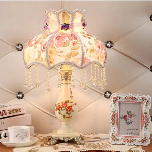 Fringed Table Lamps