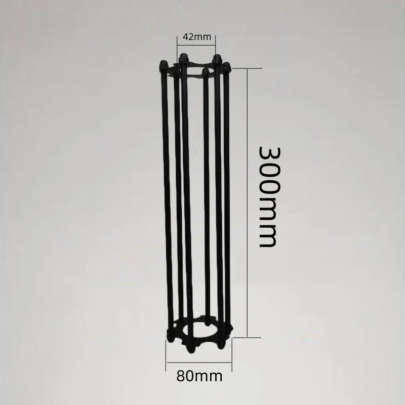 6 Styles Black Finished Iron Cage Lampshade