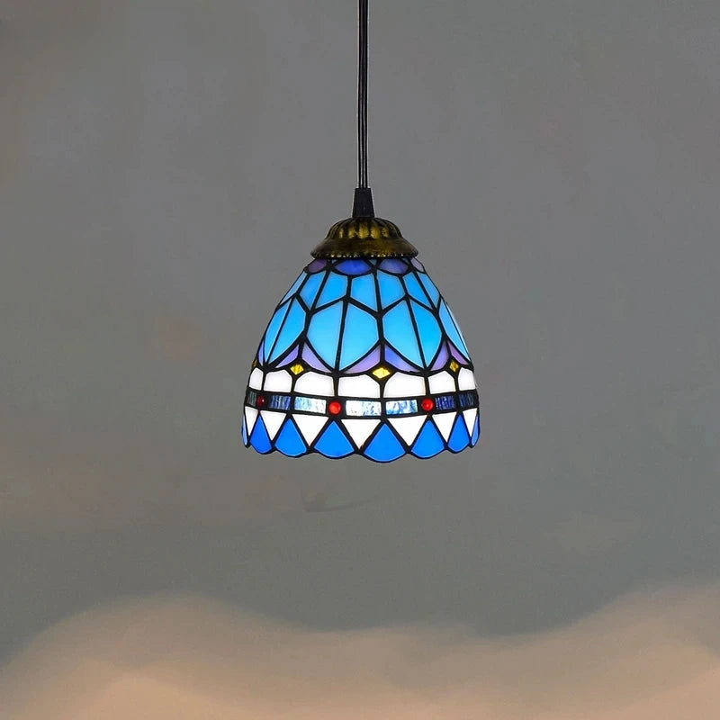 Stained  Glass Retro Restaurant Lamp