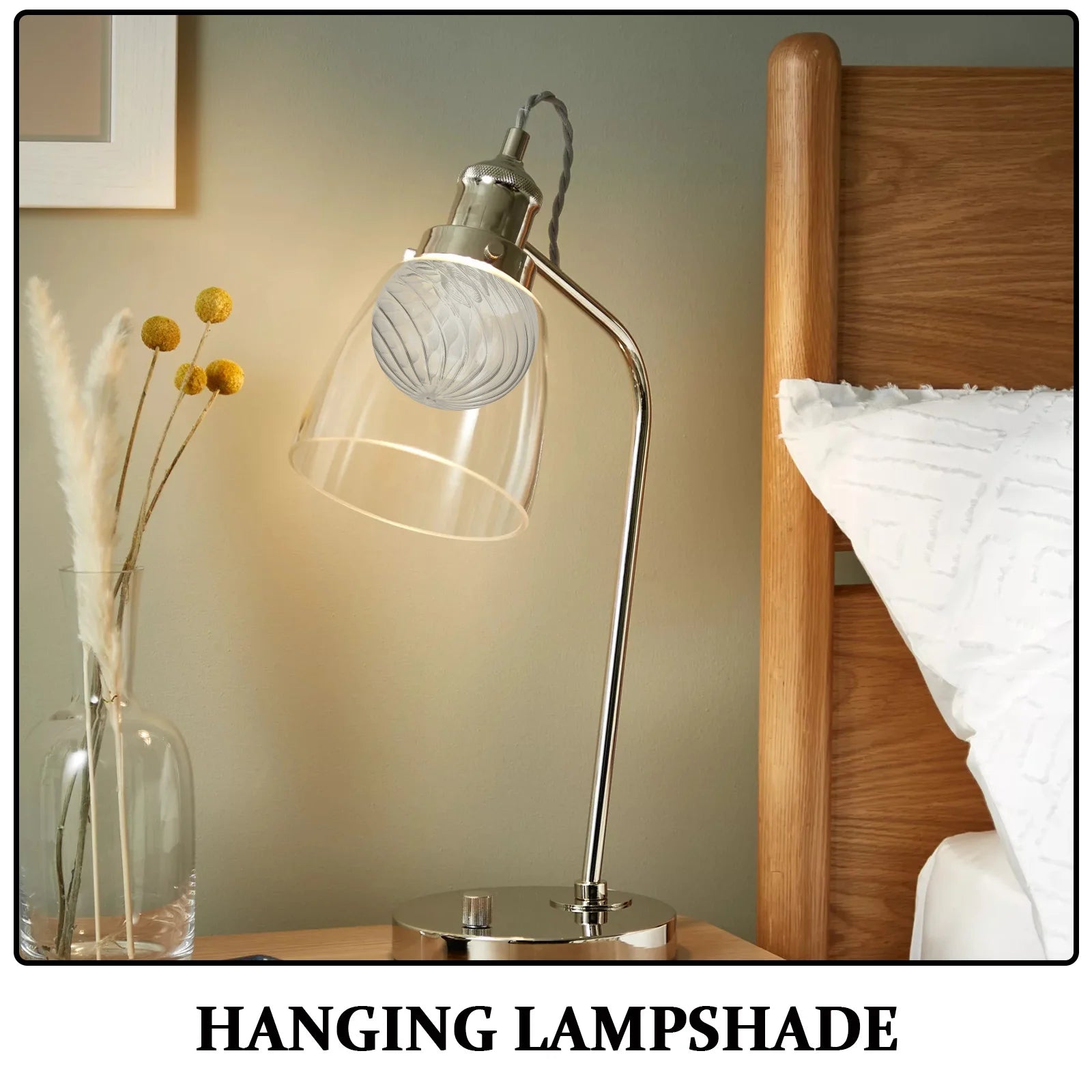 2Pcs Spherical Glass Lamp Shade Replacement Bubble Design Hanging Light Cover for Bedroom Dining Room Contemporary - Adrianas Specialty Lamp Shades