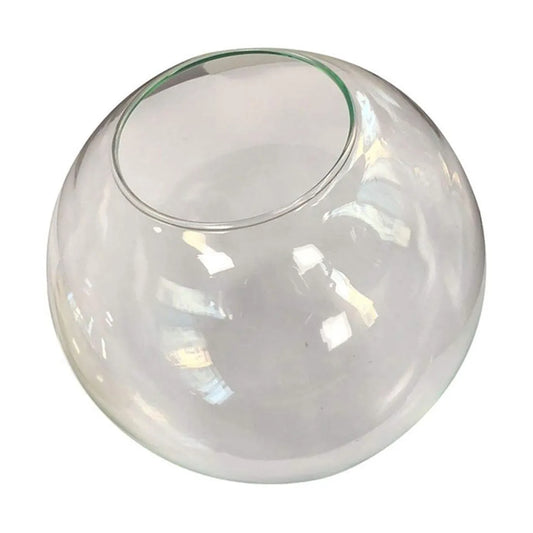 Clear Globe Glass Lamp Shade Transparent Lampshades Fitting Lamp D13cm D15cm D20cm D25cm Round Light Cover Replacement for DIY - Adrianas Specialty Lamp Shades