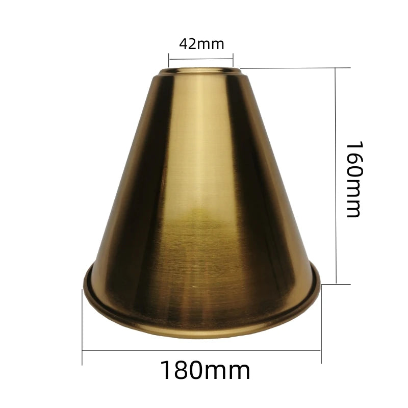 Metal Cone Lamp Shades