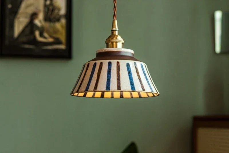 IWHD Creative Coloured Glaze Pendant Light LED Hanging Lamp For Home Decoration Dining Living Room E27 Bulb Included 90V-260V