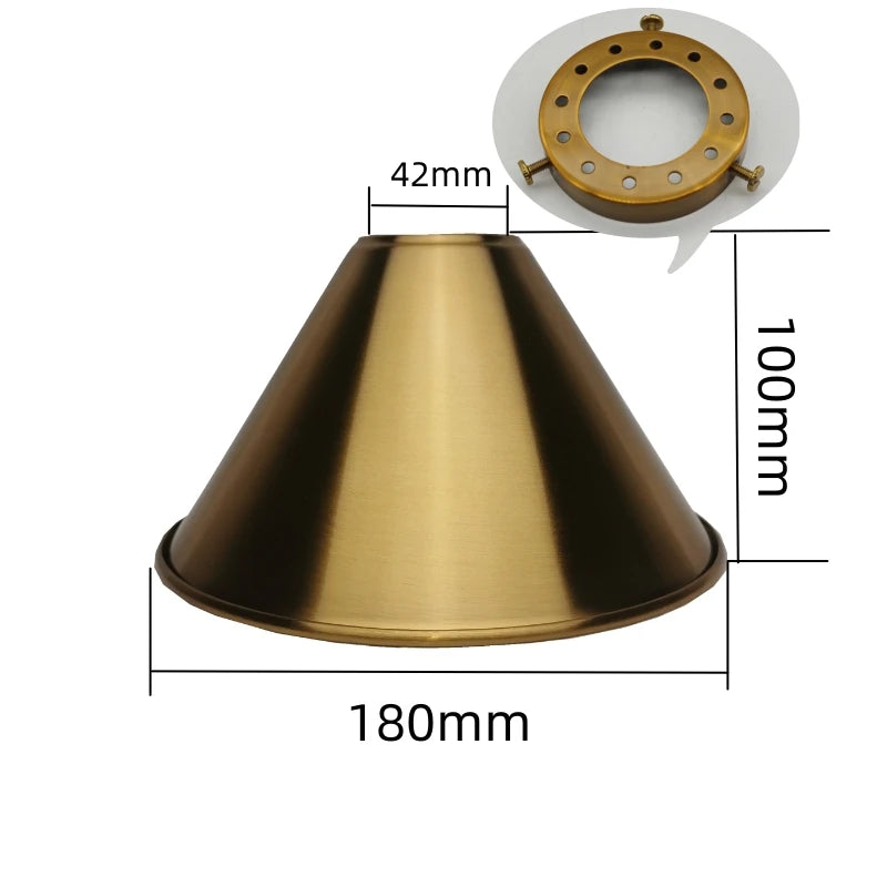 Metal Cone Lamp Shades