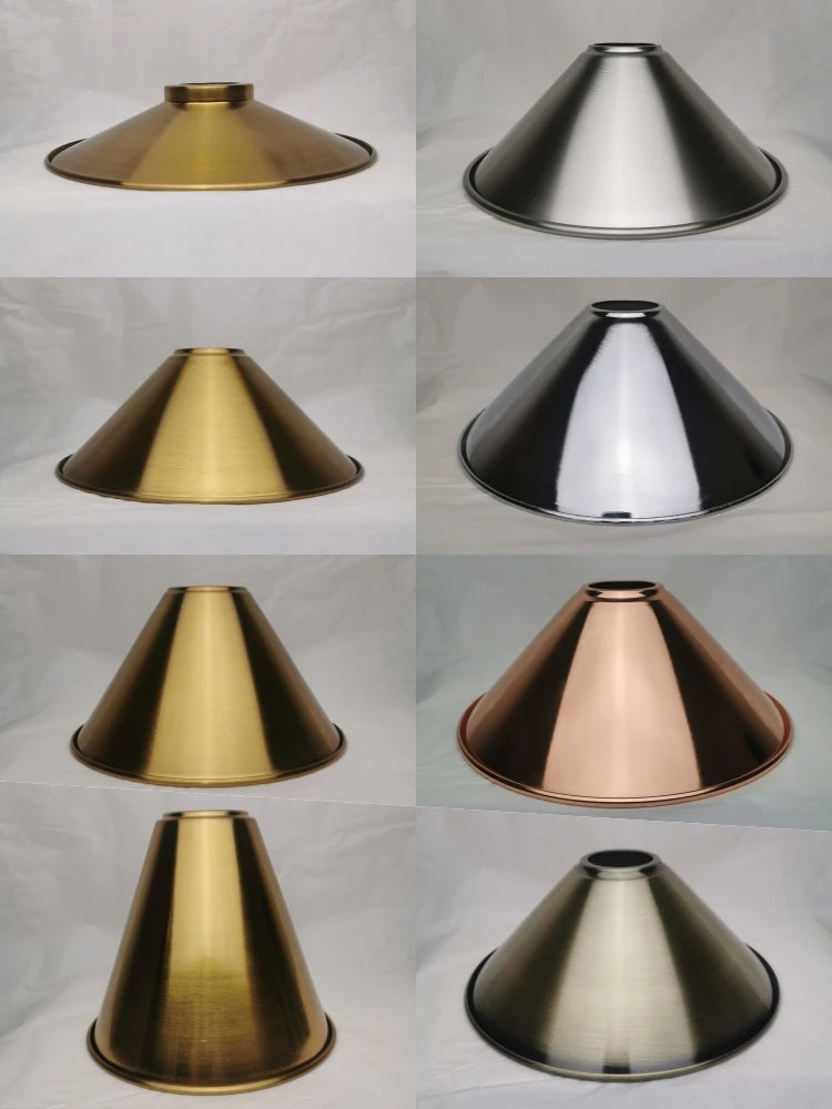 Metal Cone Lamp Shades