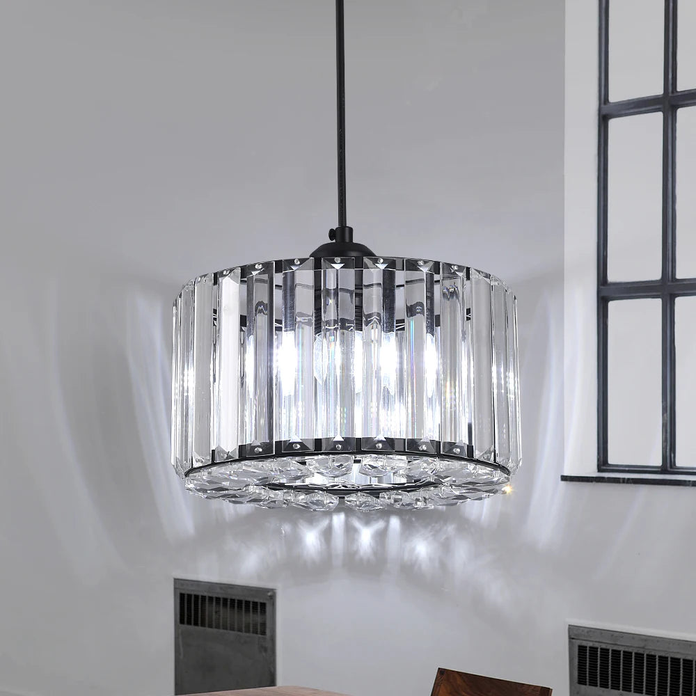 Glass Led Pendant Light Modern Ceiling Lamp Adjustable Living Dining Room Nordic Aisle Decor Balcony Corridor Hanging Fixture - Adrianas Specialty Lamp Shades