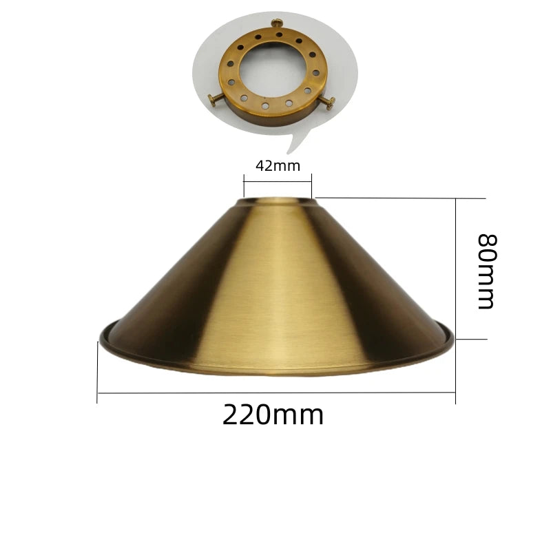 Metal Cone Lamp Shades