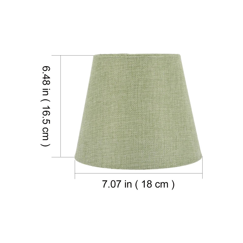 Clip Lamp Shade Bell Lamp Shades Table Lamps Mini Lamp Shade Fabric Lamp Shade Small Lamp Shades Clip Bulb E14 Socket Green - Adrianas Specialty Lamp Shades