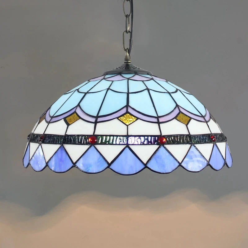 Stained  Glass Retro Restaurant Lamp