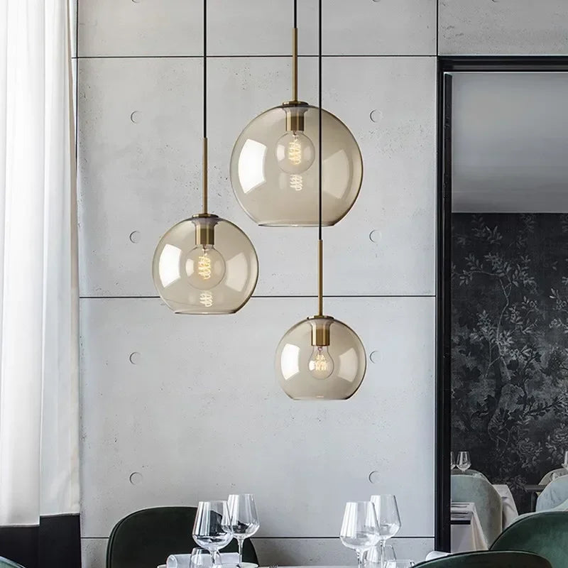 Nordic Glass Pendant Light glass