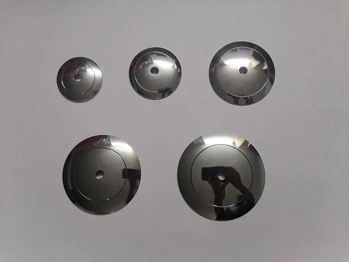1/5/10pcs Bronze Chrome Metal Lampshade Holder Parts for Magic Bean Glass Shade Silver Aluminum Ring Cover to Hold Lampshade - Adrianas Specialty Lamp Shades