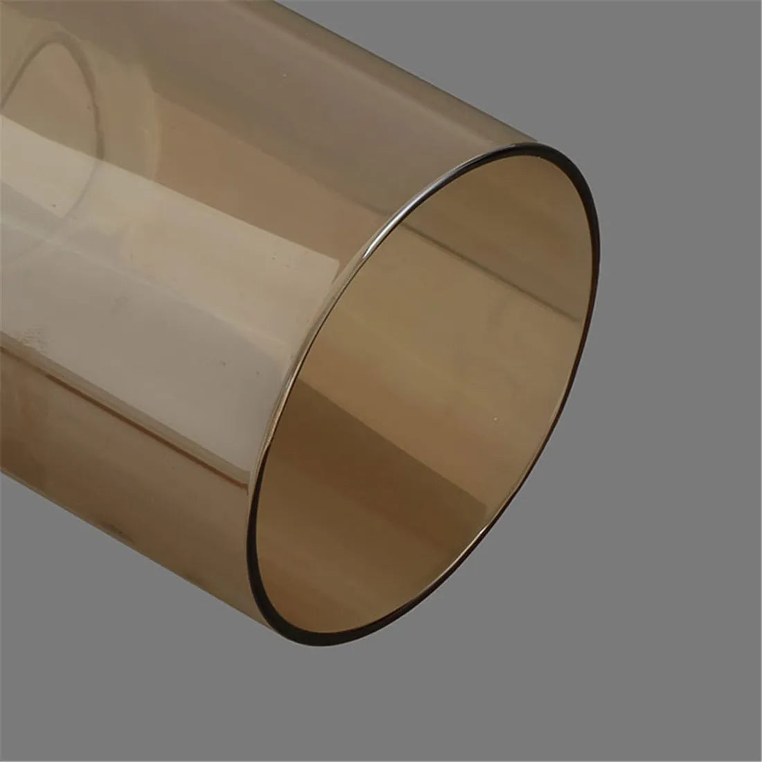 2pcs Pack Bronze Cylinder Glass Shade with 1-5/8 Inch Fitter