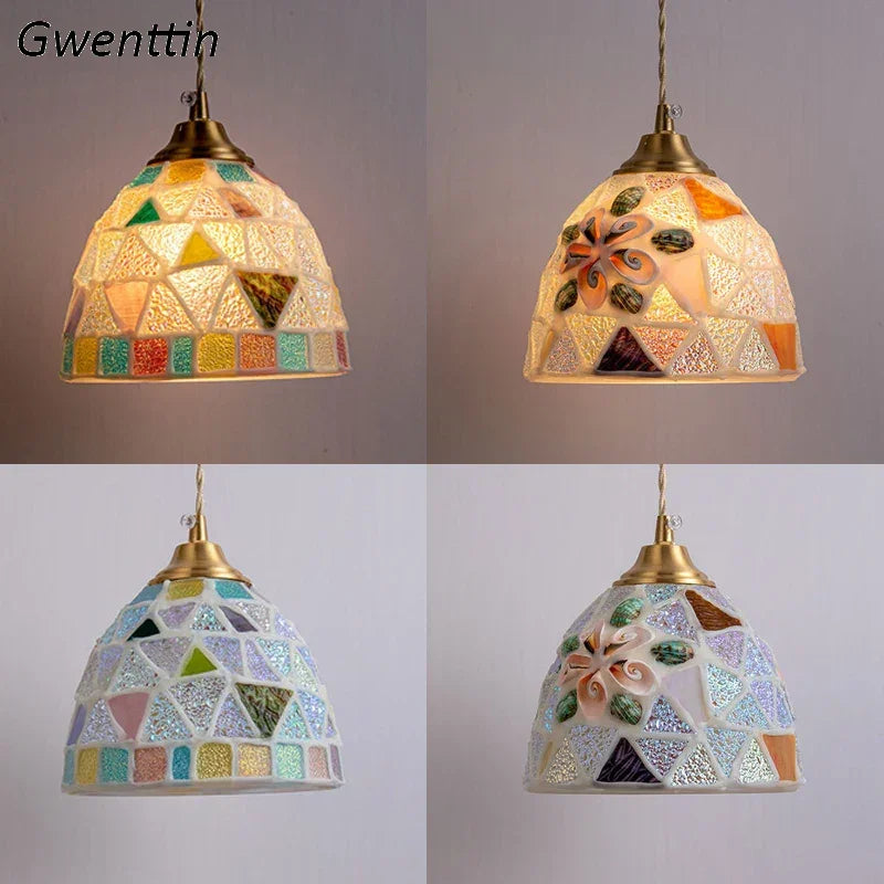 Mediterranean Shell Pendant Lights