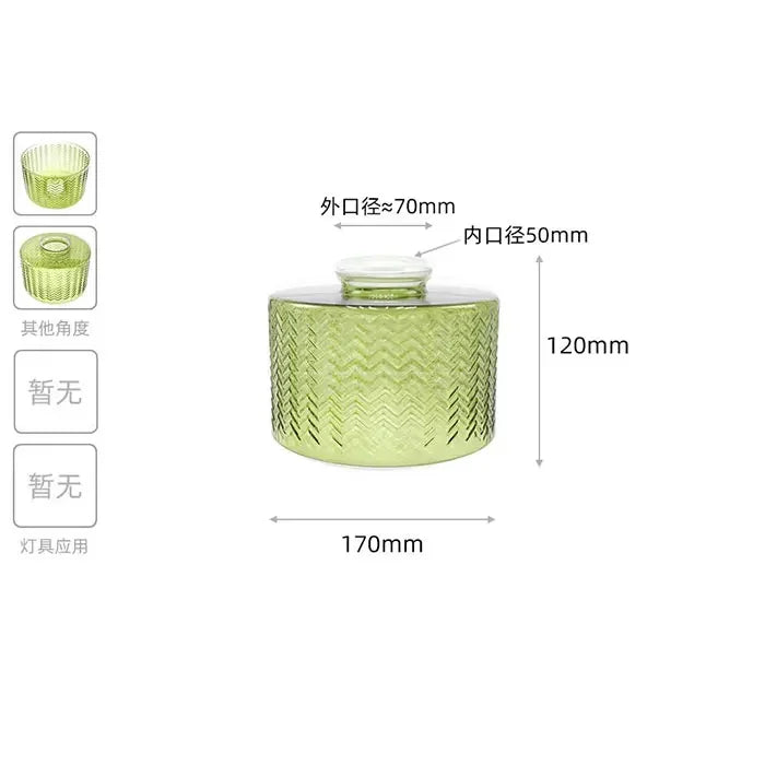 Screw Fixed Bell Shaped Glass Shade Replacement