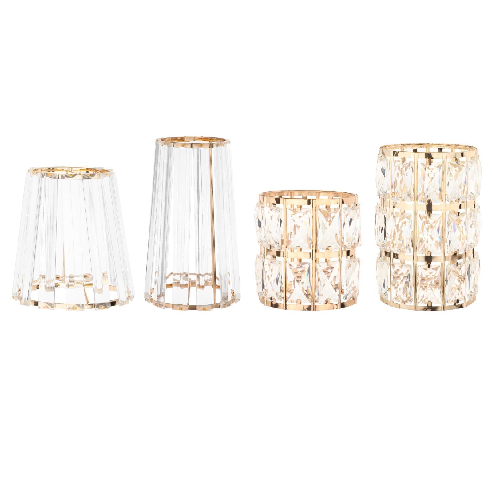 Crystal Lampshade Chandelier - Adrianas Specialty Lamp Shades