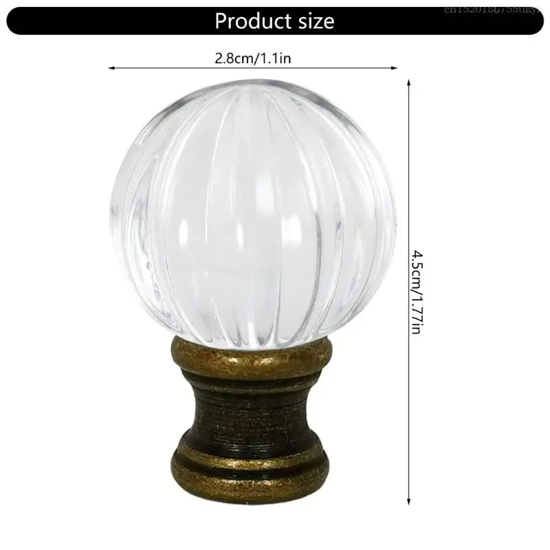 Brass Lamp Shade Finials