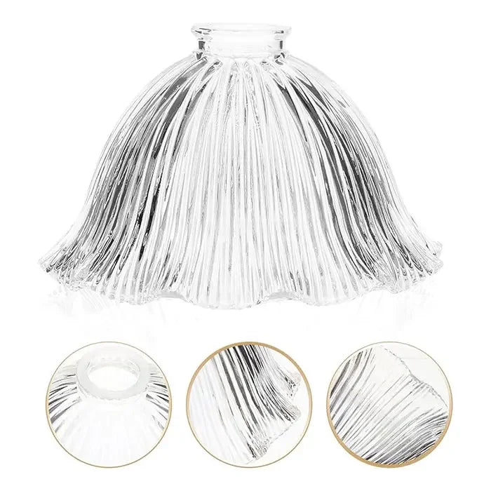 Screw Fixed Clear Green Lamp Shade