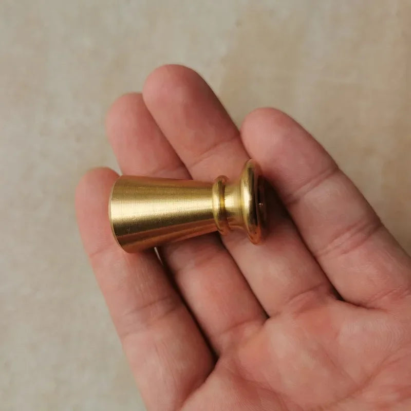 All Brass Female Thread Inner Tooth M10*1.0 Pitch Top Nut