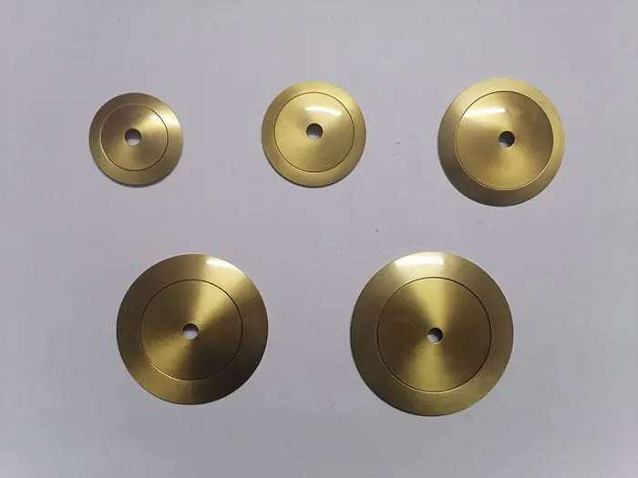 1/5/10pcs Bronze Chrome Metal Lampshade Holder Parts for Magic Bean Glass Shade Silver Aluminum Ring Cover to Hold Lampshade - Adrianas Specialty Lamp Shades