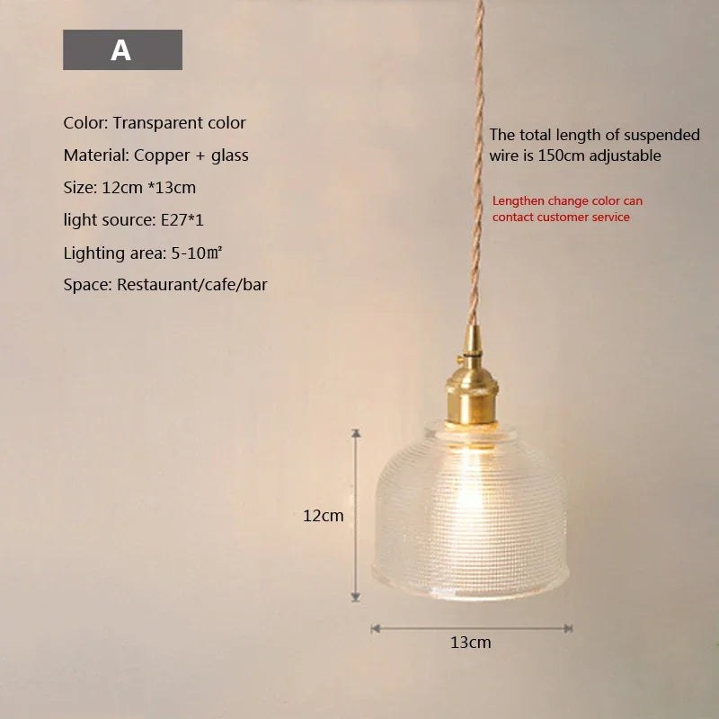 Nordic Glass Pendant Light glass