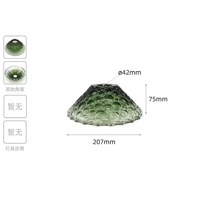 Industrial Art Decor Stained Glass Lamp Shade Replacement