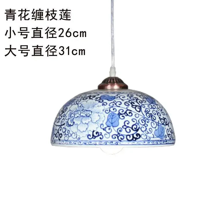 Large Porcelain Pendant Lamp Shades - Adrianas Specialty Lamp Shades