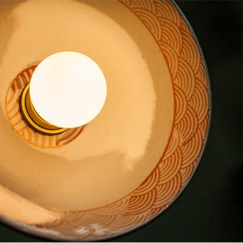 IWHD Creative Coloured Glaze Pendant Light LED Hanging Lamp For Home Decoration Dining Living Room E27 Bulb Included 90V-260V