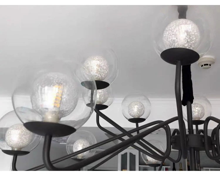 G9 Glass Shade D8/10/12/15/20cm Globe 2cm Fitter Opening Replacement Lampshade for Lusture Pendant Light,Clear White Accessory - Adrianas Specialty Lamp Shades