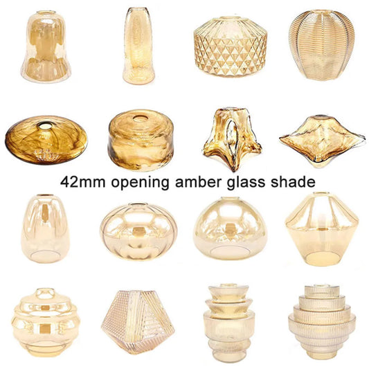 Antique Amber Wine Bubble E27 Glass Shade