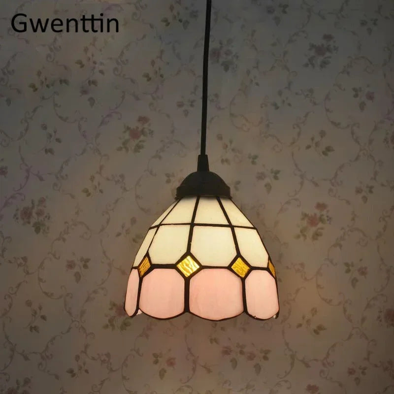 Tiffany Stained Glass Pendant Lamp Shade