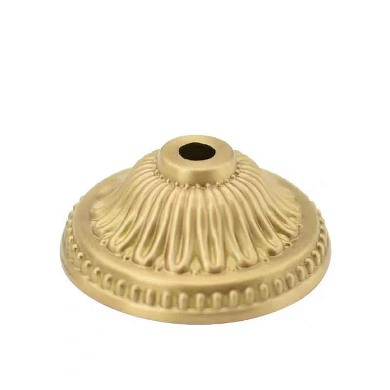 Solid Brass European Ceramic Lamp Socket Cover