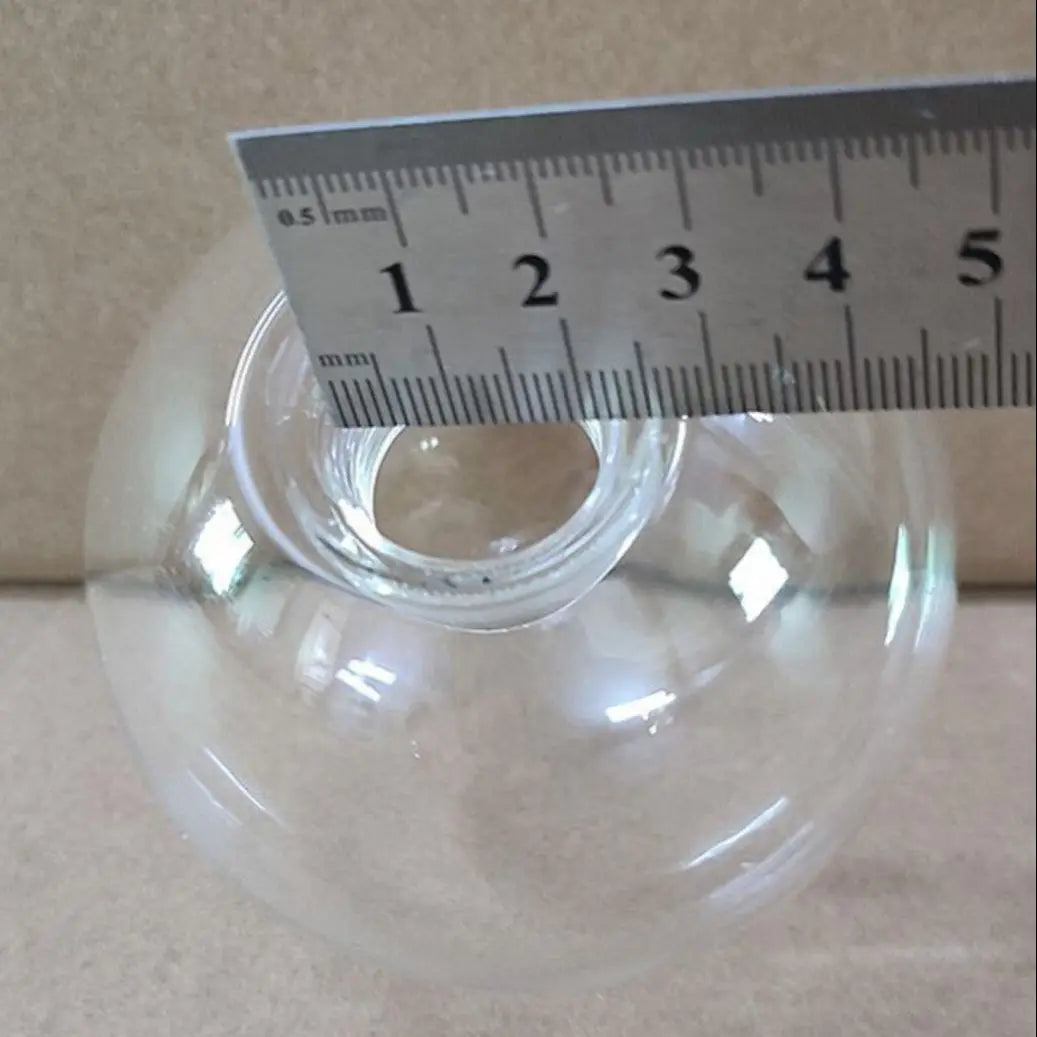 G9 Clear  Glass Lamp Shade Diameter 3, 4, 5, 6, 8  Inches Globe 3/4 inch Fitter Opening Replacement Lampshade for Lusture Pendant Light glass - Adrianas Specialty Lamp Shades