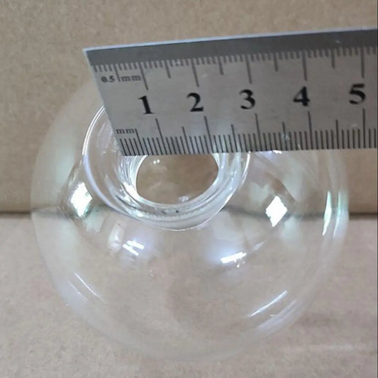 G9 Clear  Glass Lamp Shade Diameter 3, 4, 5, 6, 8  Inches Globe 3/4 inch Fitter Opening Replacement Lampshade for Lusture Pendant Light glass - Adrianas Specialty Lamp Shades