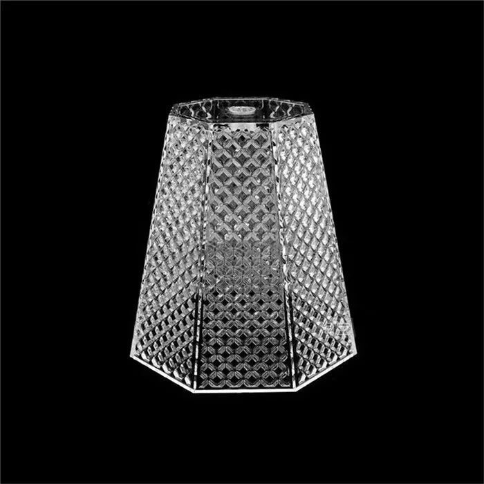 Clear .39 inches small opening Acrylic Lamp Shade Replacement
