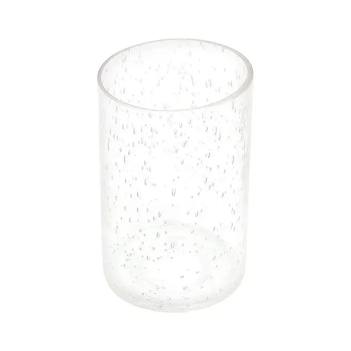 Clear Seeded Glass Shade Cylinder Bubble Glass Lampshade Replacement  for Pendant Light, Chandelier,Vanity Sconces