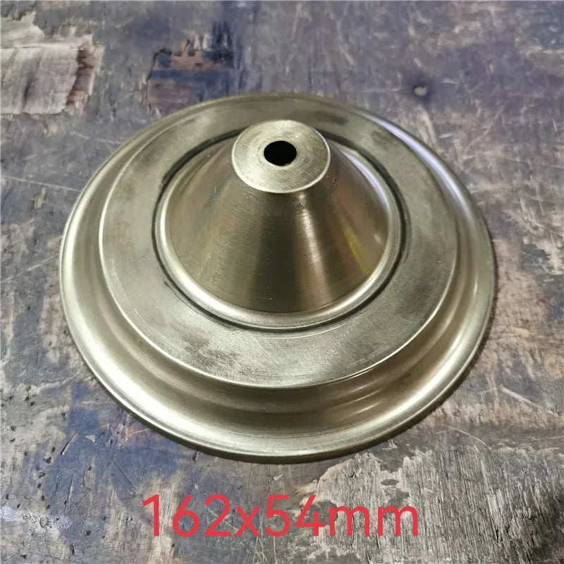 Big sizes of Brass desk lamp lampshade claw unpolished ceramic vase lid copper cover customizble DIY copper Lighting accessories