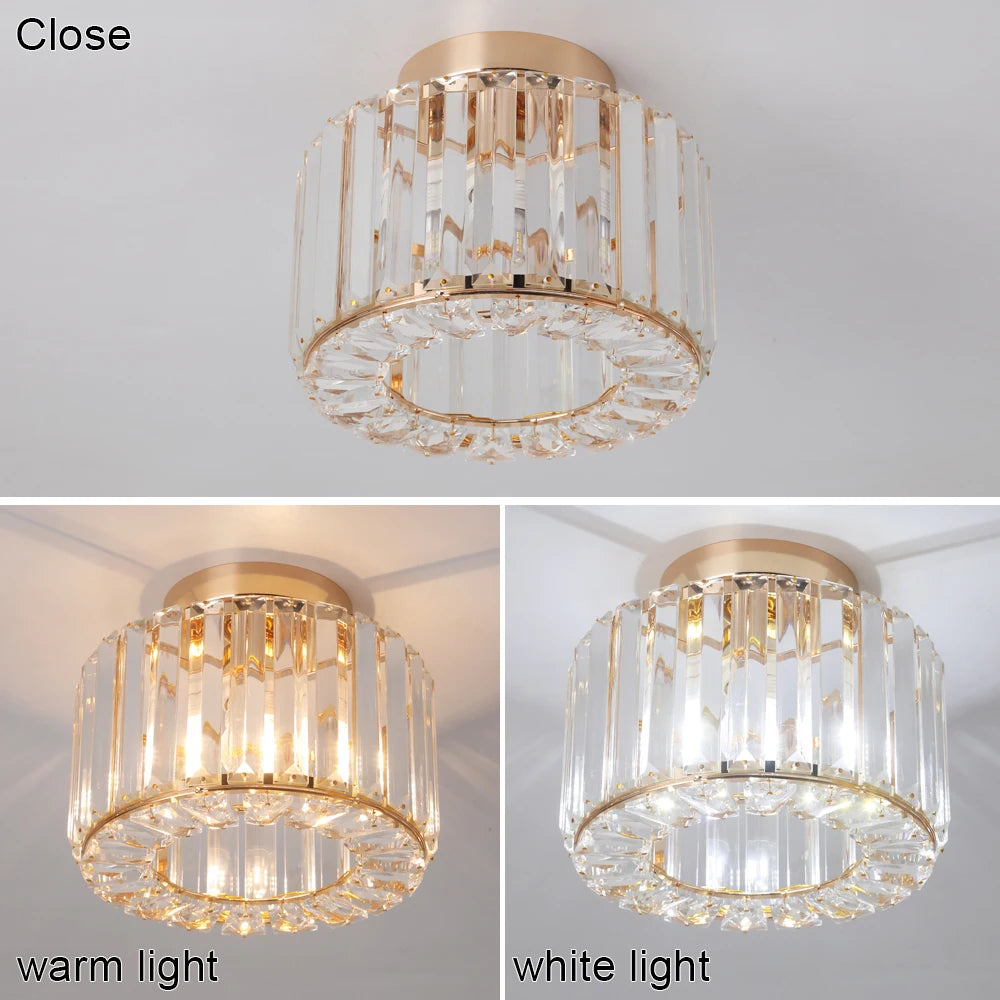 Glass Led Pendant Light Modern Ceiling Lamp Adjustable Living Dining Room Nordic Aisle Decor Balcony Corridor Hanging Fixture - Adrianas Specialty Lamp Shades