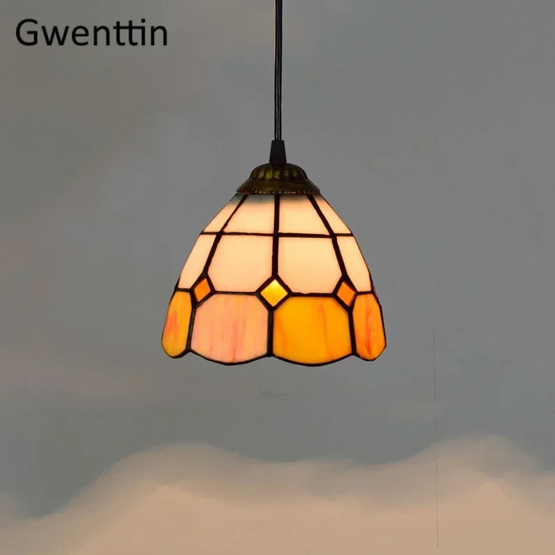Tiffany Stained Glass Pendant Lamp Shade
