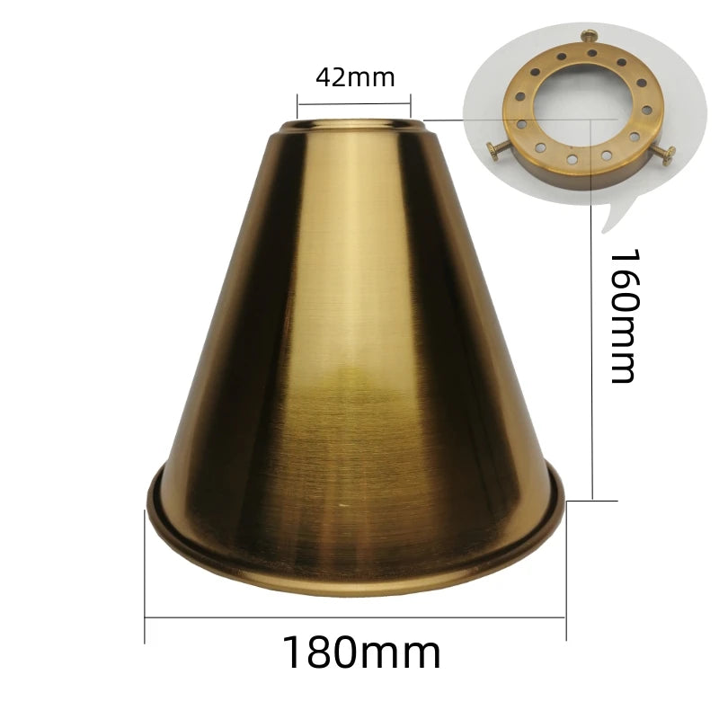 Metal Cone Lamp Shades