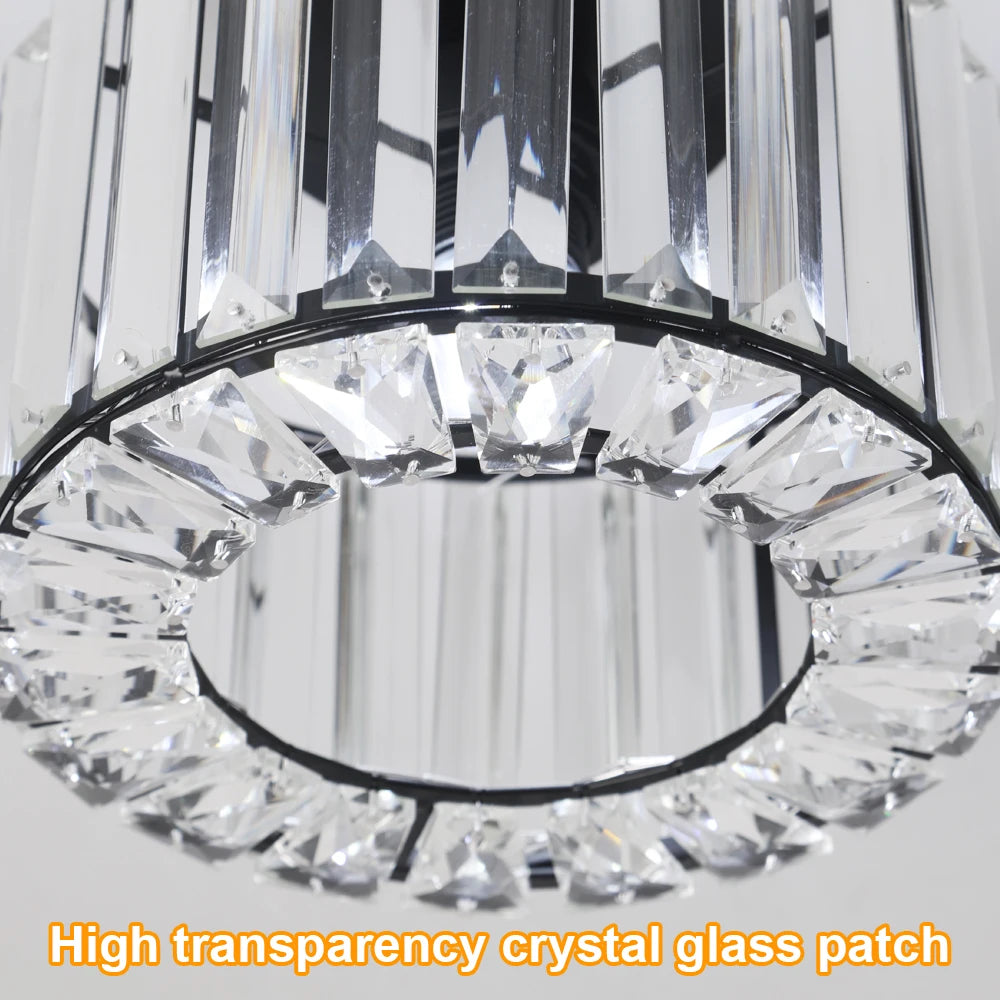 Glass Led Pendant Light Modern Ceiling Lamp Adjustable Living Dining Room Nordic Aisle Decor Balcony Corridor Hanging Fixture - Adrianas Specialty Lamp Shades