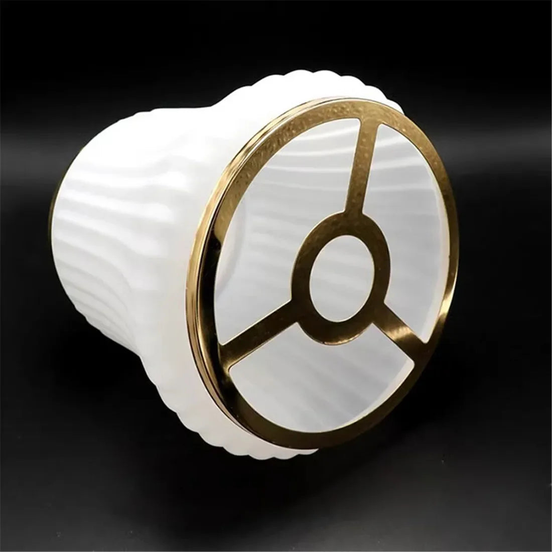 Modern 1.81 - 1.37 Inches Opening Glass or Crystal Lamp Shade