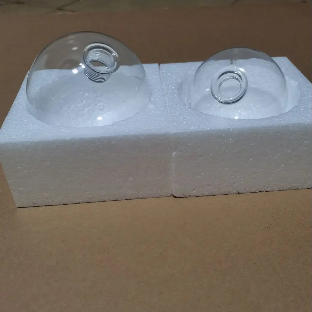 G9 Clear  Glass Lamp Shade Diameter 8 10 12 15 20cm Globe 2cm Fitter