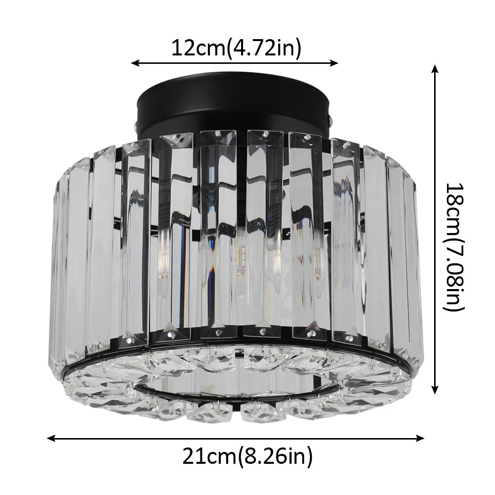 Glass Led Pendant Light Modern Ceiling Lamp Adjustable Living Dining Room Nordic Aisle Decor Balcony Corridor Hanging Fixture - Adrianas Specialty Lamp Shades
