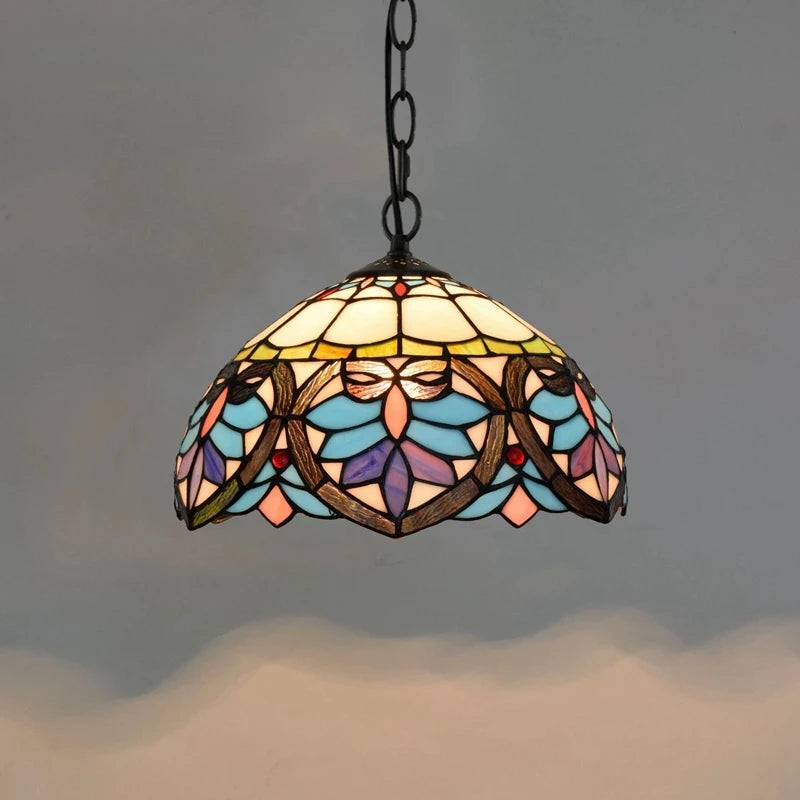 Stained  Glass Retro Restaurant Lamp