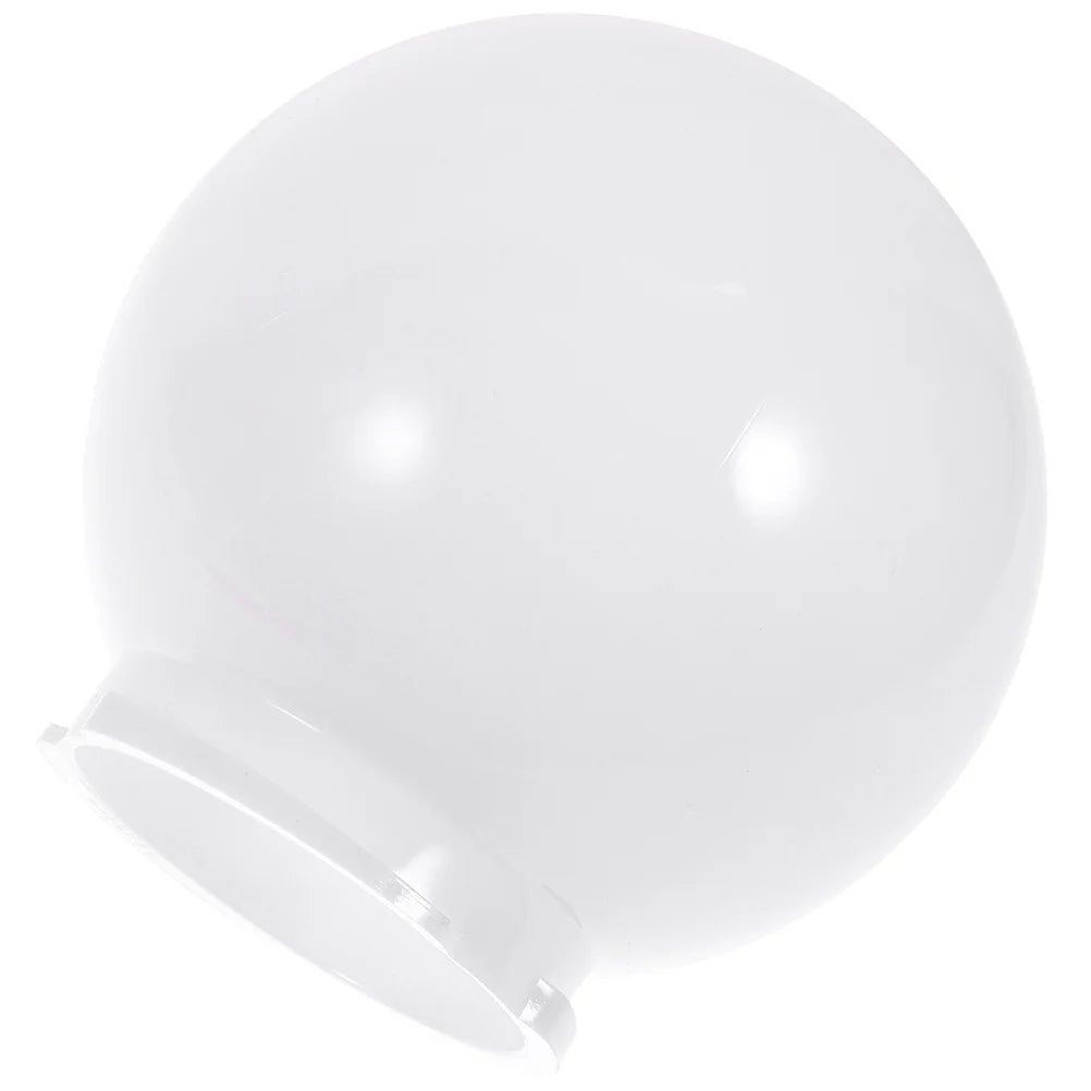 Ball Lampshade Light Fixture Cover Globe Replacement Floor Wall White Dresser Acrylic - Adrianas Specialty Lamp Shades