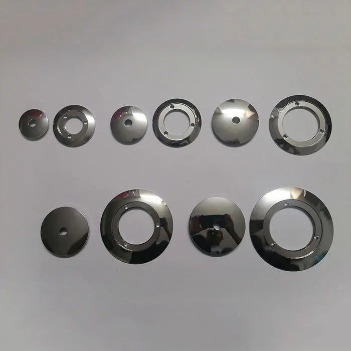 1/5/10pcs Bronze Chrome Metal Lampshade Holder Parts for Magic Bean Glass Shade Silver Aluminum Ring Cover to Hold Lampshade - Adrianas Specialty Lamp Shades