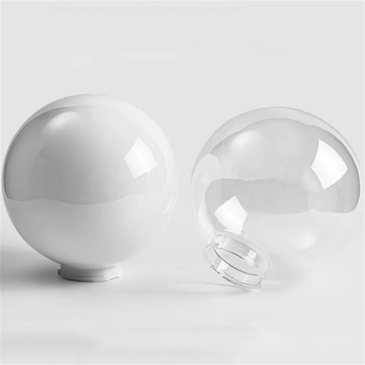 Outdoor Light Globe Lamp Shade Acrylic Round Lampshade Cover PMMA plastic - Adrianas Specialty Lamp Shades